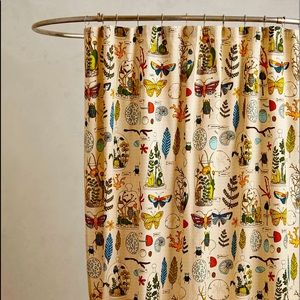 Entomology fabric shower curtain by Anthropologie